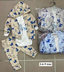 Komplet niemowlęcy Turecka (3-9M/12kpt)