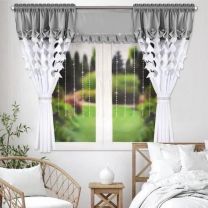 Komplet Firanki gotowy (2szt  160 x 145 cm+1szt   120 x 145 cm/6szt)