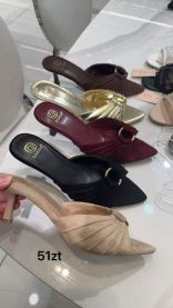 Klapki na obcasie (36-41/12P)