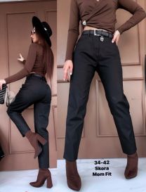 Spodnie ekoskóra damskie (34-42/10szt)