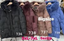 Kurtka damskie (3XL-7XL/5szt)
