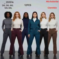 PLUS_Spodnie elastyczny (2-6XL/12szt)