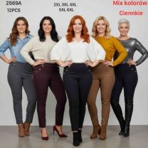 PLUS_Spodnie elastyczny (2-6XL/12szt)