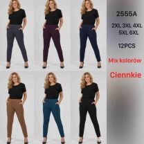 PLUS_Spodnie elastyczny (2-6XL/12szt)