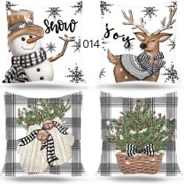 Poszewki velu świąteczny (40x40cm/12szt)