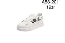 buty sportowe wiązane damskie (36-41/12P)