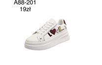 buty sportowe wiązane damskie (36-41/12P)