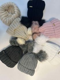 Komplet czapki damskie (uniwersalny/12kpt)