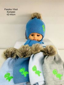 Komplet Czapki Dziecięce (42-46/10kpt)