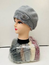 Beret damskie (uniwersalny/12szt)