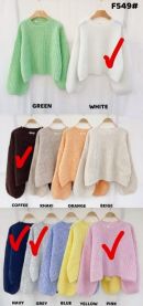 Swetry damskie (uniwersalny/6szt)