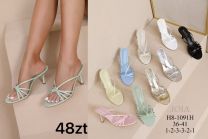 Klapki na obcasie (36-41/12P)