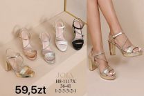 Sandały na obcasie (36-41/12P)