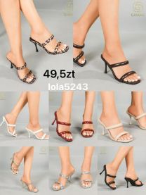 Klapki na obcasie (36-41/12P)