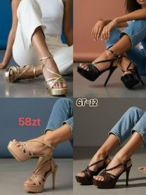 Sandały na szpilce (36-41/12 Par)