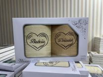 Komplet Ręczniki ”Dzień Babci i Dziadka" (70x140cm/6kpt)