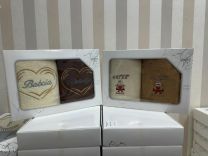 Komplet Ręczniki ”Dzień Babci i Dziadka" (50x100cm/6kpt)