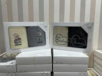 Komplet Ręczniki ”Dzień Babci i Dziadka" (50x100cm/6kpt)