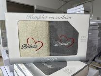 Komplet Ręczniki ”Dzień Babci i Dziadka" (70x140cm/6kpt)