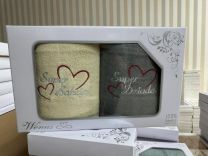 Komplet Ręczniki ”Dzień Babci i Dziadka" (70x140cm/6kpt)