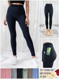 Spodnie leginsy damskie (M-2XL/12szt)