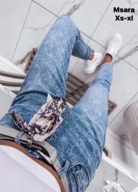 Spodnie jeansowe damskie (XS-XL/10szt)