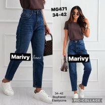 Spodnie jeansowe damskie (34-42/10szt)