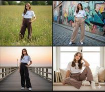 Spodnie dziecięce (128-164/7szt)