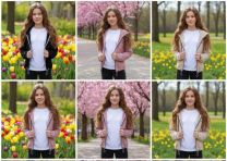 Bluzy Dziecięce (128-164/7szt)