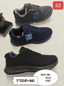 Buty sportowe wiązane męskie (41-46/12P)