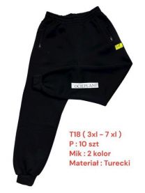OCIEPLANE_Spodnie dresowy męskie (3-7XL/10szt)