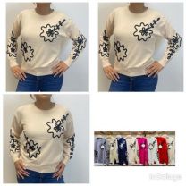 Swetry damskie (L-3XL/12szt)