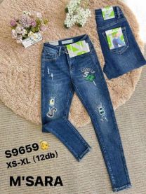 Spodnie Jeans damskie (XS-XL/12SZT)