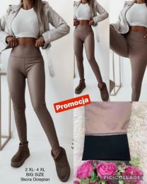Spodnie ekoskóra damskie (2-4XL/12szt)