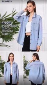 Koszula jeansowa damska (XS-XL/10szt)