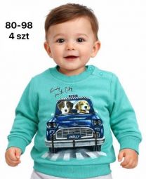 Bluzy Dziecięce Turecka (80-98/12szt)