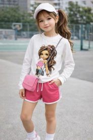 Bluzka dziewczęca (4-14LAT/6szt)