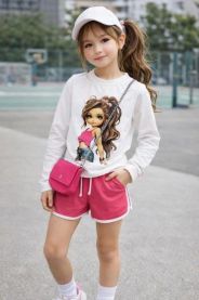 Bluzka dziewczęca (4-14LAT/6szt)