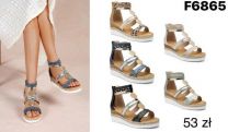Sandały na koturnie (36-41/12P)