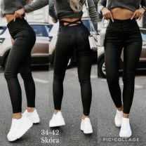 Spodnie ekoskóra damskie (34-42/10szt)