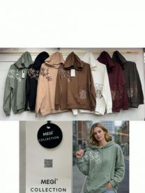 Bluzy z kapturem włoskie (uniwersalny/6szt)