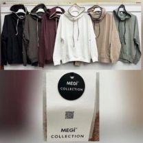 Bluzy z kapturem włoskie (uniwersalny/6szt)