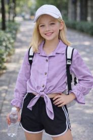 Koszula dziewczęca (6-16LAT/6szt)