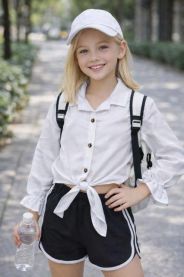 Koszula dziewczęca (6-16LAT/6szt)