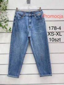 Spodnie jeansowe damskie (XS-XL/10szt)