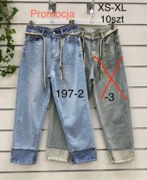 Spodnie jeansowe damskie (XS-XL/10szt)
