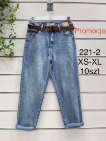 Spodnie jeansowe damskie (XS-XL/10szt)
