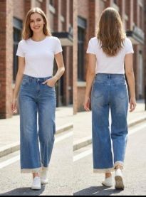 Spodnie jeansowe damskie (34-42/10szt)