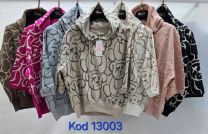 Bluzy z kapturem Turecka (Uniwersalny/12szt)