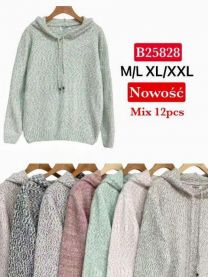 Swetry damskie (M-2XL/12 szt)